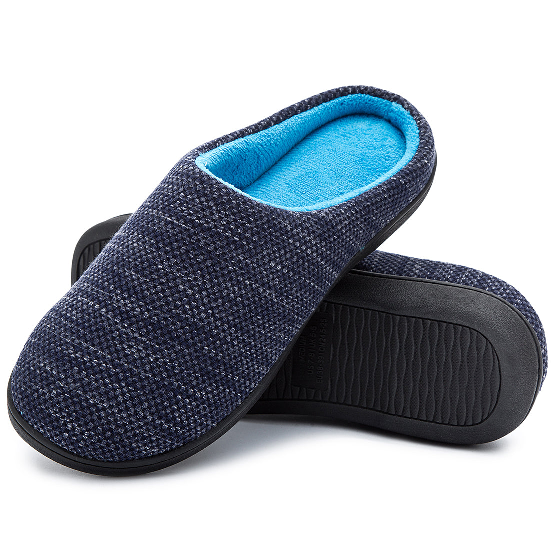 Women s Birdseye Knit Two Tone Slipper RockDove Footwear