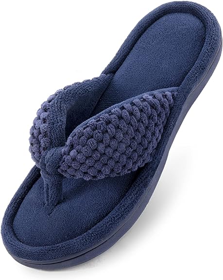 Women's Bubble Stitch Thong Slipper – RockDove Footwear
