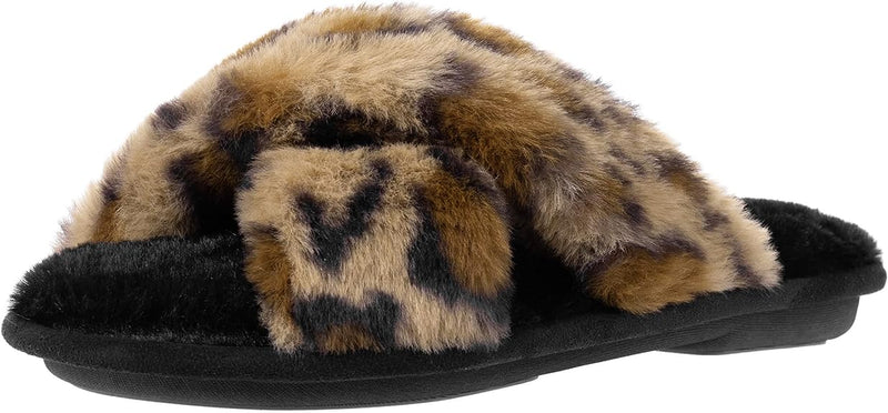 RockDove Women's X-Band Faux Fur Slide Slipper – RockDove Footwear