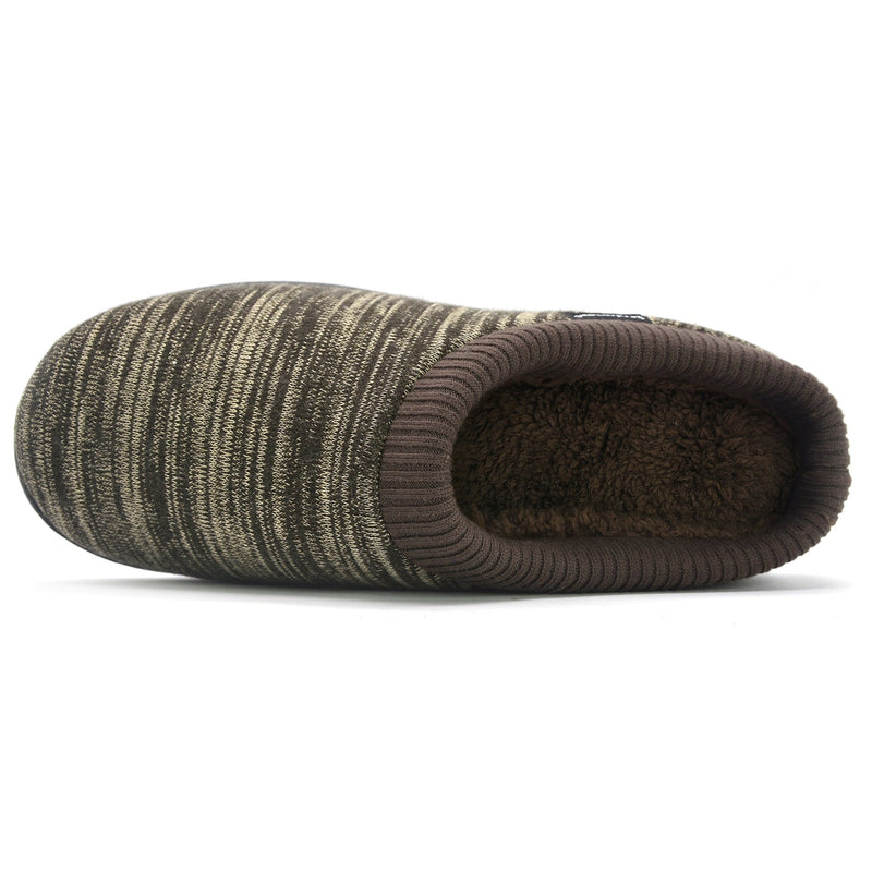 Men's Faux Fur Lined Hoodback Slipper