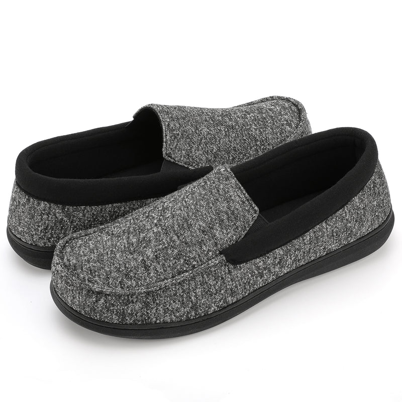 RockDove Pantoufles Mocassins Homme SILVADUR Anti-Odeurs – Confort Mousse Mémoire, Tweed Doux Et Semelle Antidérapante Pour Maison Et Extérieur