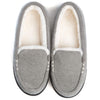 Women's Chenille Faux Fur Lined Moc Slipper