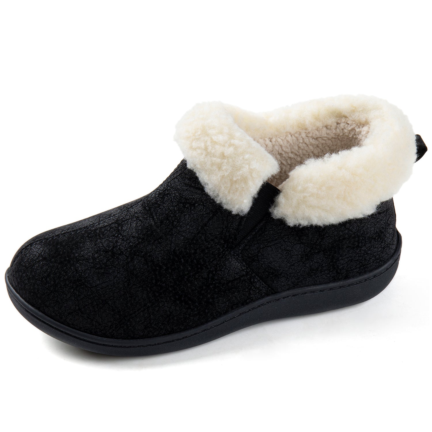 RockDove Women's Sierra Faux Leather Bootie Slipper â RockDove Footwear